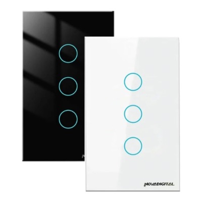 Interruptor Inteligente Wi-fi Nova Digital 3 Botões Original
