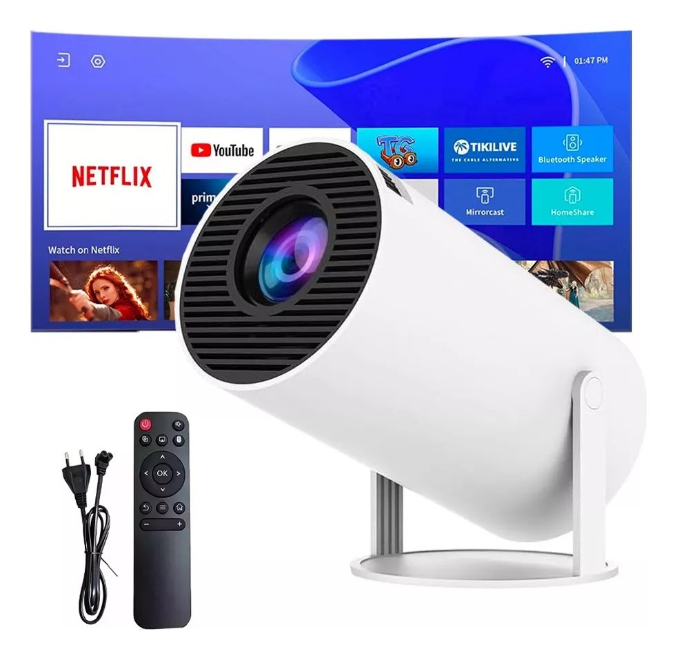 Hy300 Projetor Portátil Profesional Color Blanco 110/220v